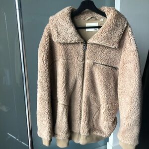 Wilfred Sherpa Zip-Up Jacket